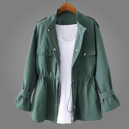 Long manteau ajusté