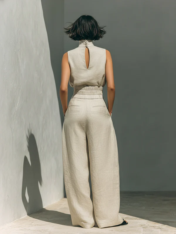 Nuria | Ensemble minimaliste de tops sans manches • S1