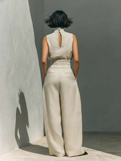 Nuria | Ensemble minimaliste de tops sans manches • S1