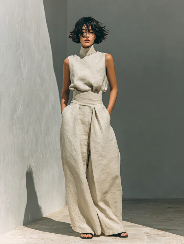Nuria | Ensemble minimaliste de tops sans manches • S1