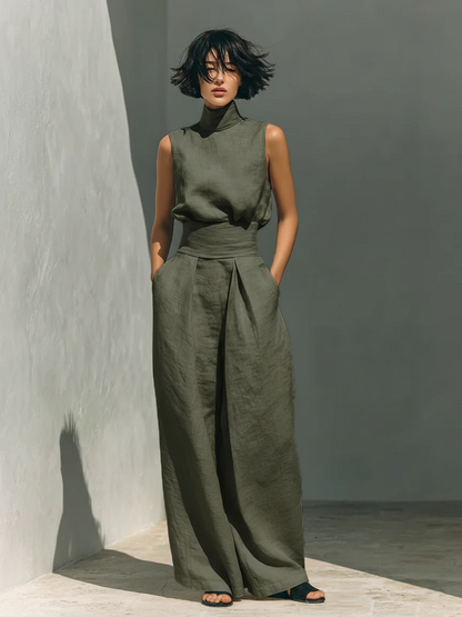 Nuria | Ensemble minimaliste de tops sans manches • S1