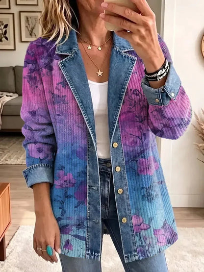 Evelyn | Veste rétro stylée à motif floral