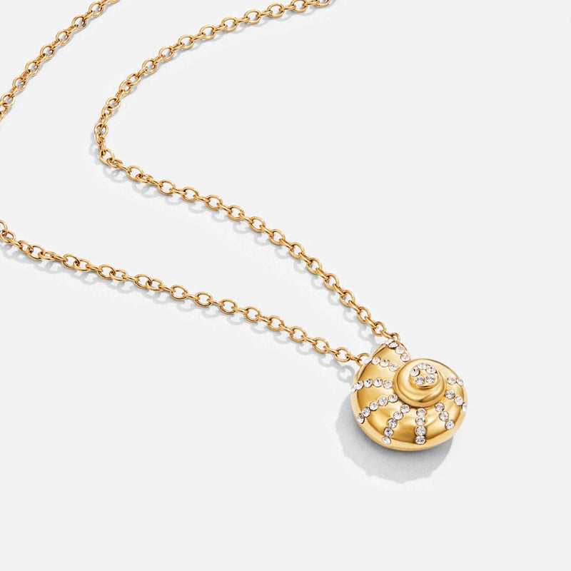 MARINA | Collier pendentif coquillage en cristal