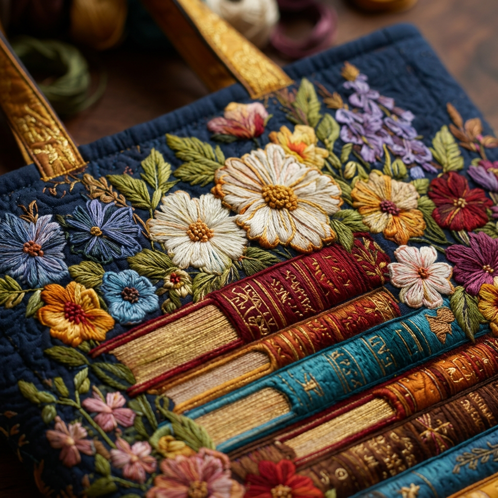 MOTIF FLORAL ET LIVRES | Pour les amoureuses des livres