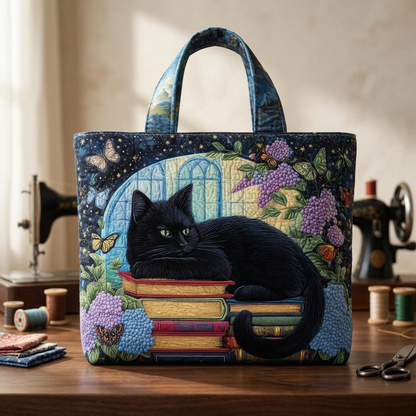 CHAT NOIR SUR LES LIVRES | Idée cadeau