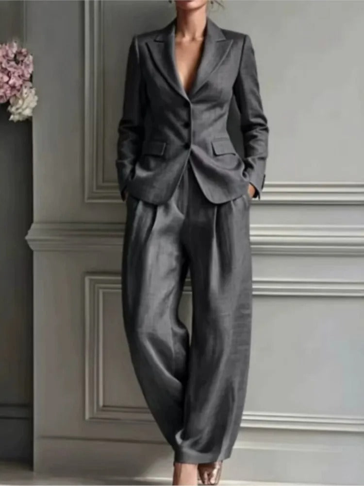 Ensemble Blazer et Pantalon Large ENID