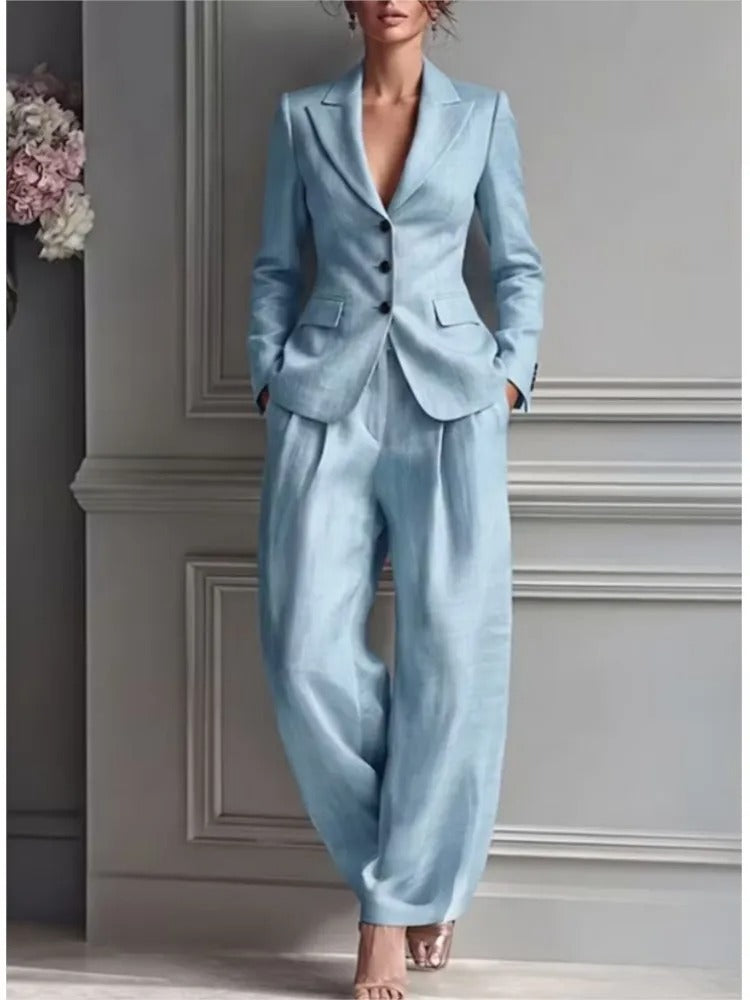 Ensemble Blazer et Pantalon Large ENID