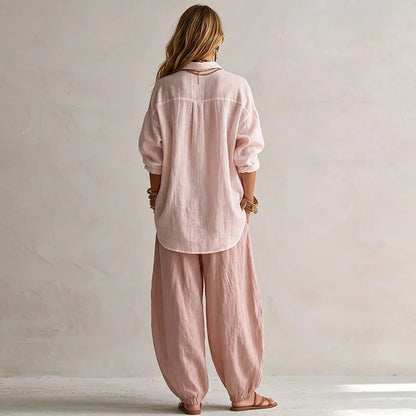 Ensemble Chemise et Pantalon Large TWILA