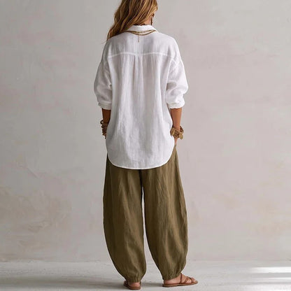 Ensemble Chemise et Pantalon Large TWILA