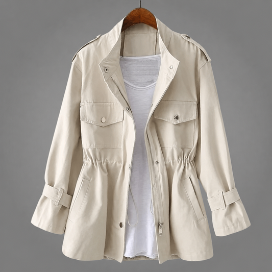 Manteau d'hiver croisé ceinturé