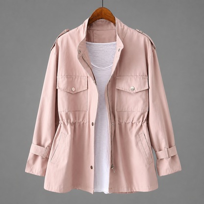 Manteau d'hiver croisé ceinturé