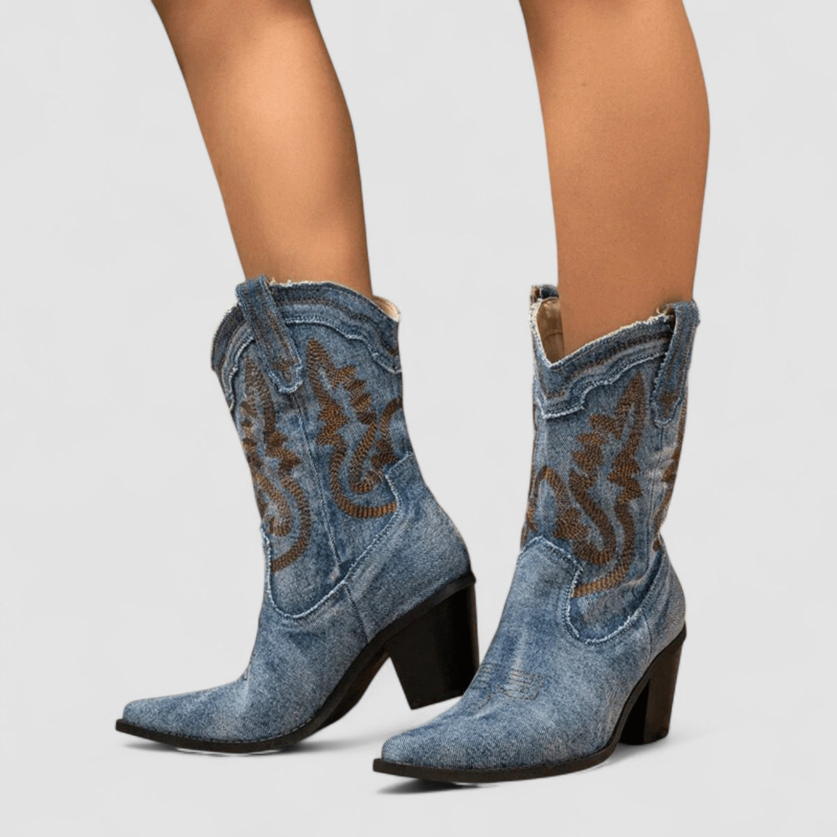 Selena – Bottines orthopédiques en denim
