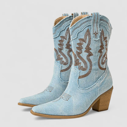 Selena – Bottines orthopédiques en denim