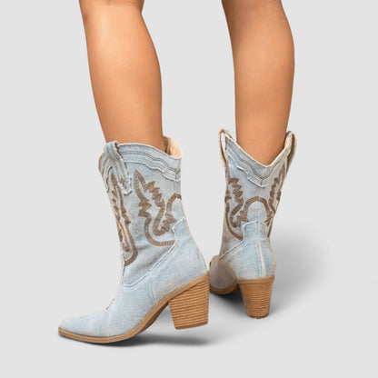 Selena – Bottines orthopédiques en denim
