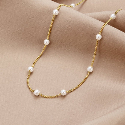 NURA | Collier chaîne et perles