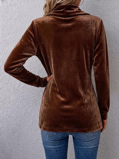 Holliwell™ | Veste vintage ouverte à revers et boutons décoratifs, manches longues