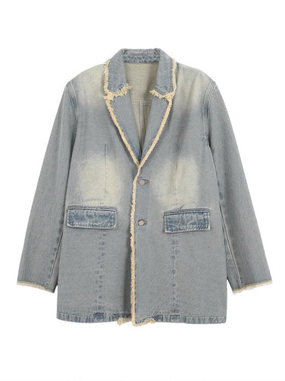 Dionne™ | Blazer oversize d'inspiration vintage à bords bruts