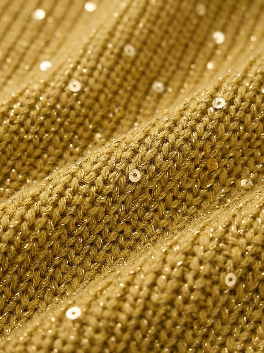 Cardigan Oversize à Col et Gros Boutons Métal ELVINIA