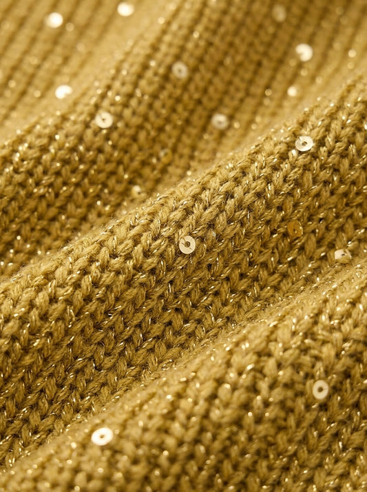 Cardigan Oversize à Col et Gros Boutons Métal ELVINIA