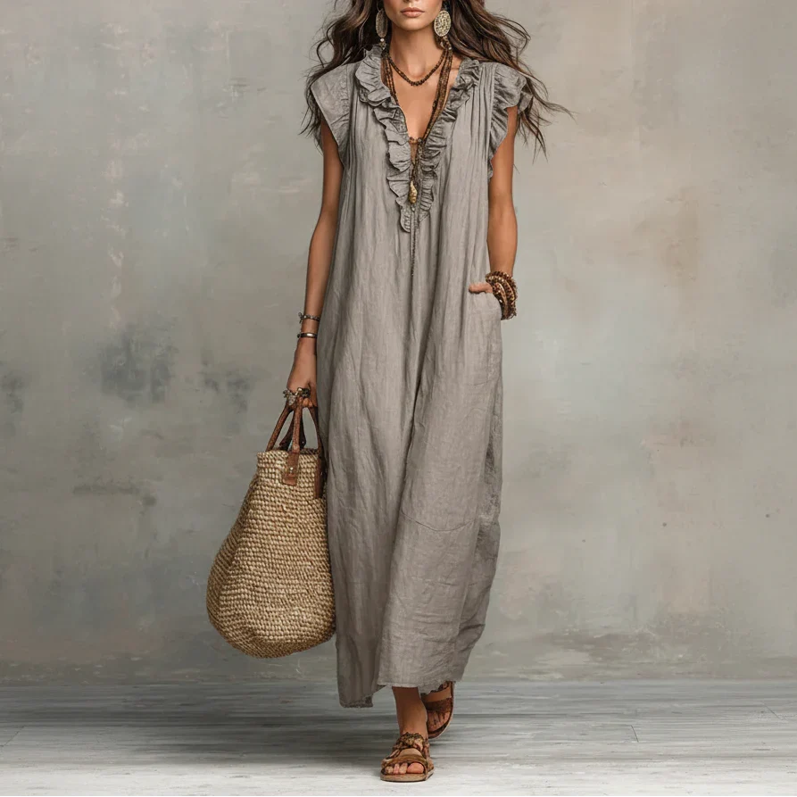 Zoey | Robe longue bohème
