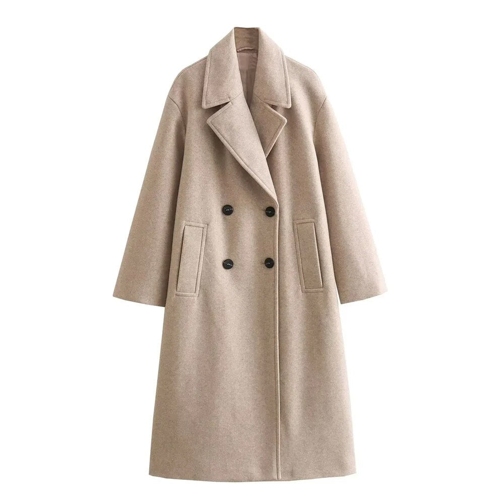 Manteau d'hiver long et chaud