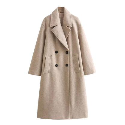 Manteau d'hiver long et chaud