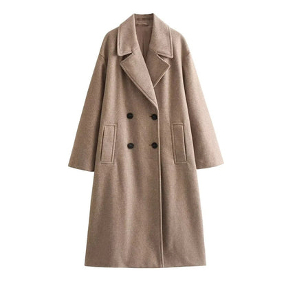 Manteau d'hiver long et chaud
