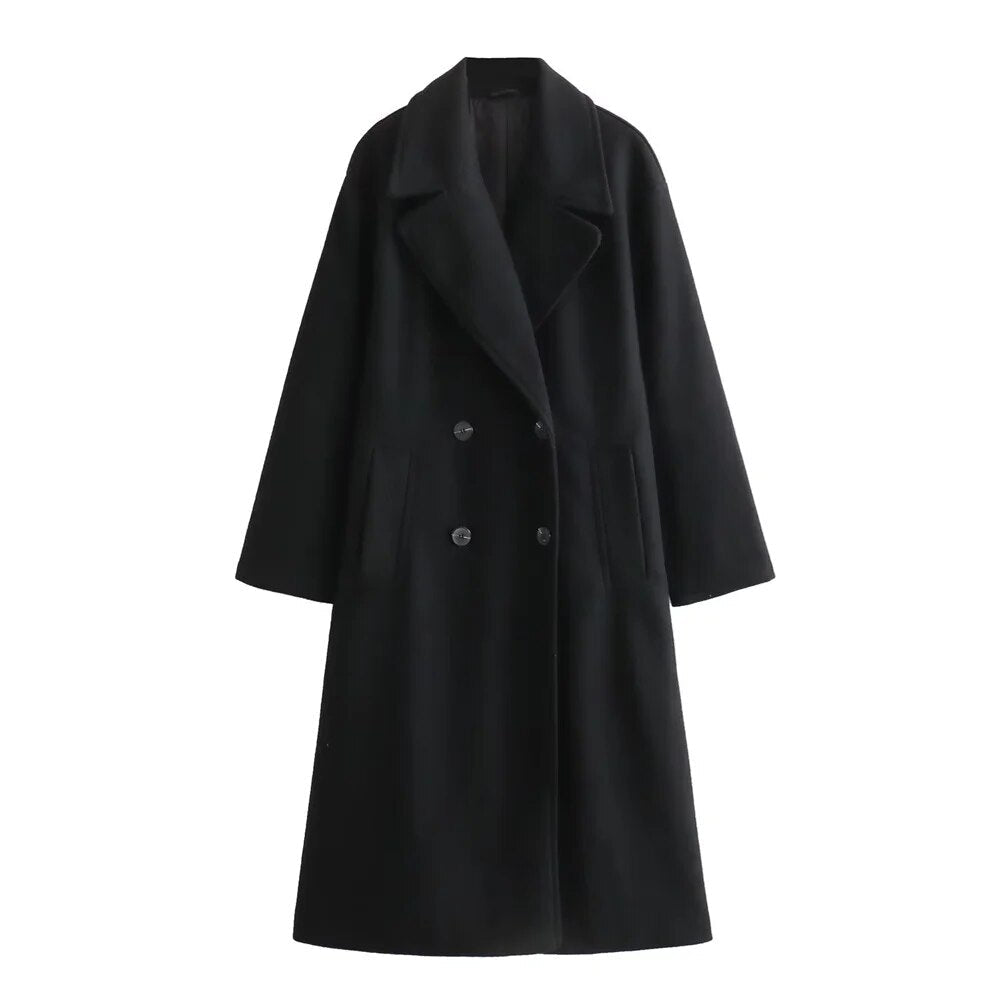 Manteau d'hiver long et chaud