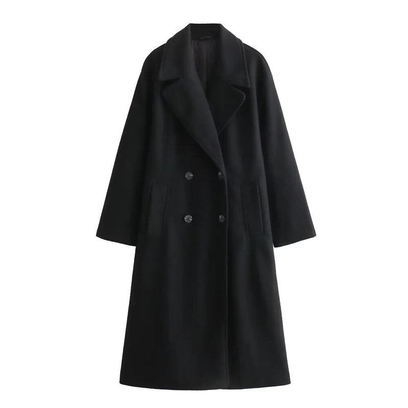 Manteau d'hiver long et chaud