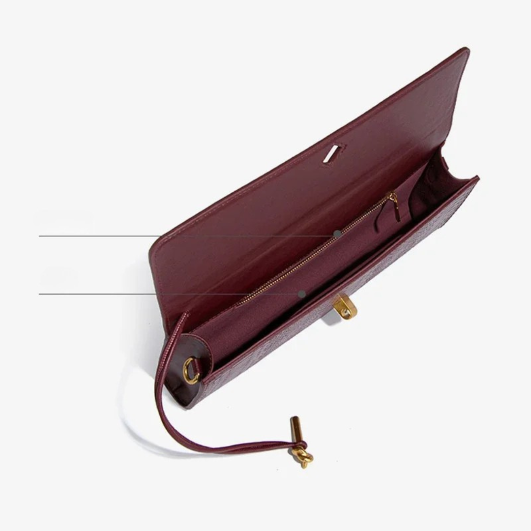 Pochette imprimé serpent Sammi