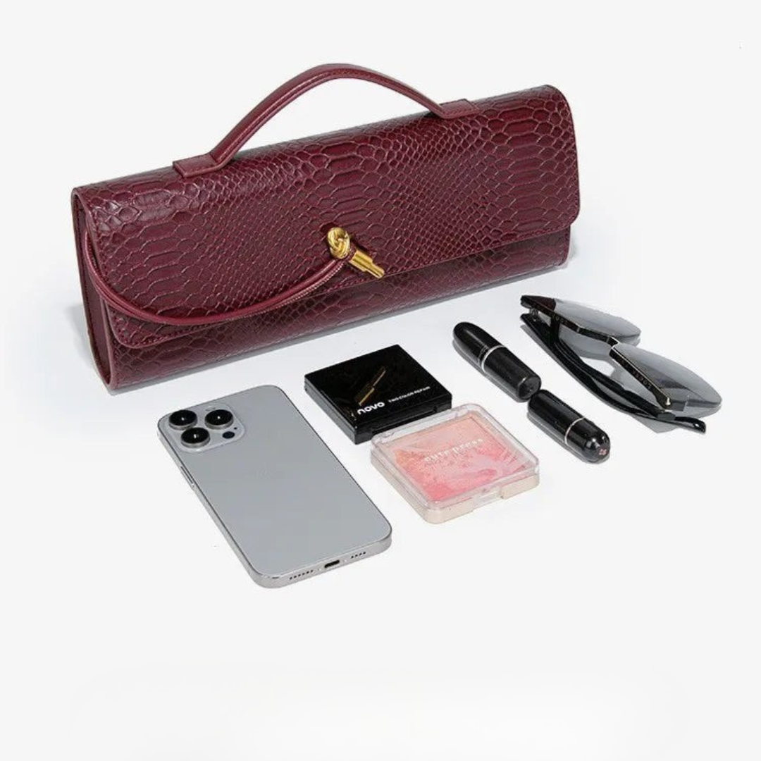 Pochette imprimé serpent Sammi
