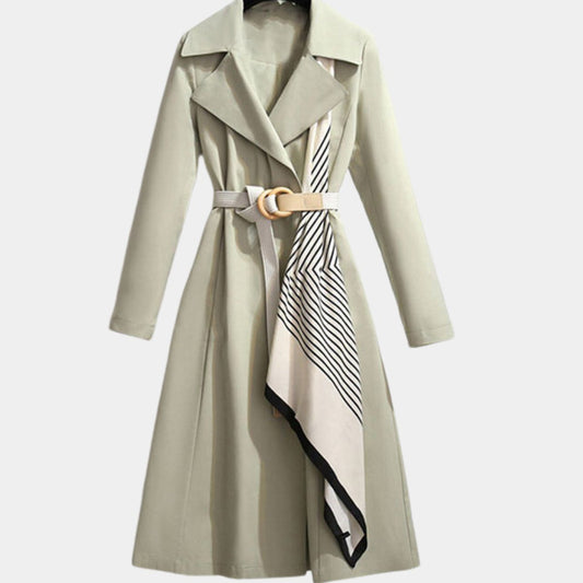 Clarice | Trench classique mi-long à ceinture