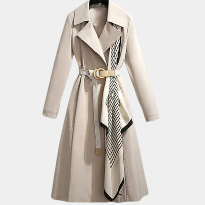 Clarice | Trench classique mi-long à ceinture