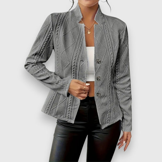 Loretta | Cardigan texturé boutonné