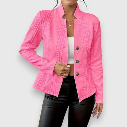 Loretta | Cardigan texturé boutonné