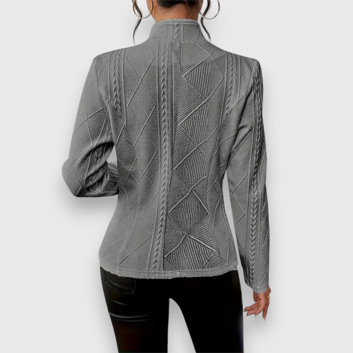 Loretta | Cardigan texturé boutonné