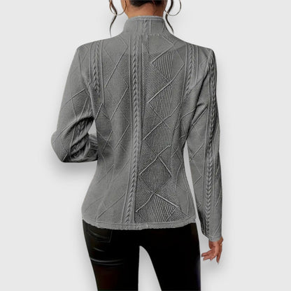 Loretta | Cardigan texturé boutonné