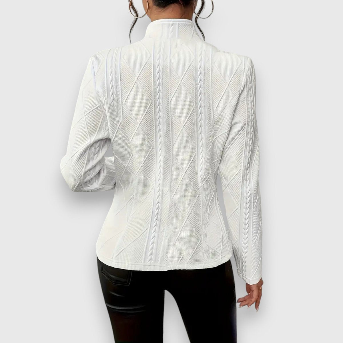 Loretta | Cardigan texturé boutonné