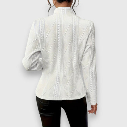 Loretta | Cardigan texturé boutonné