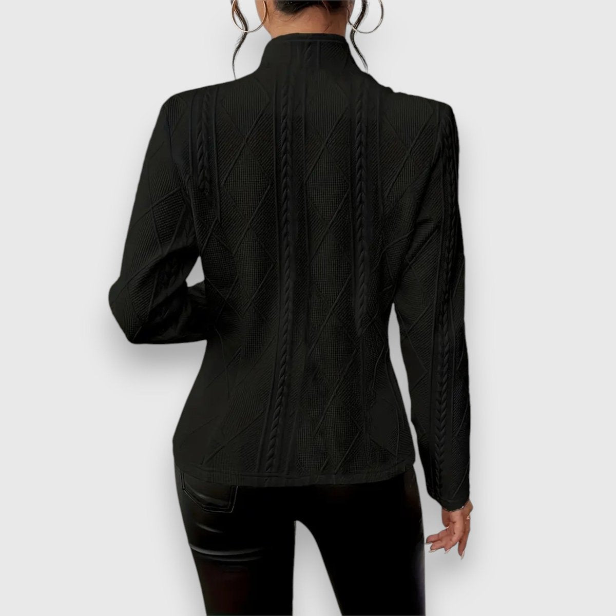 Loretta | Cardigan texturé boutonné