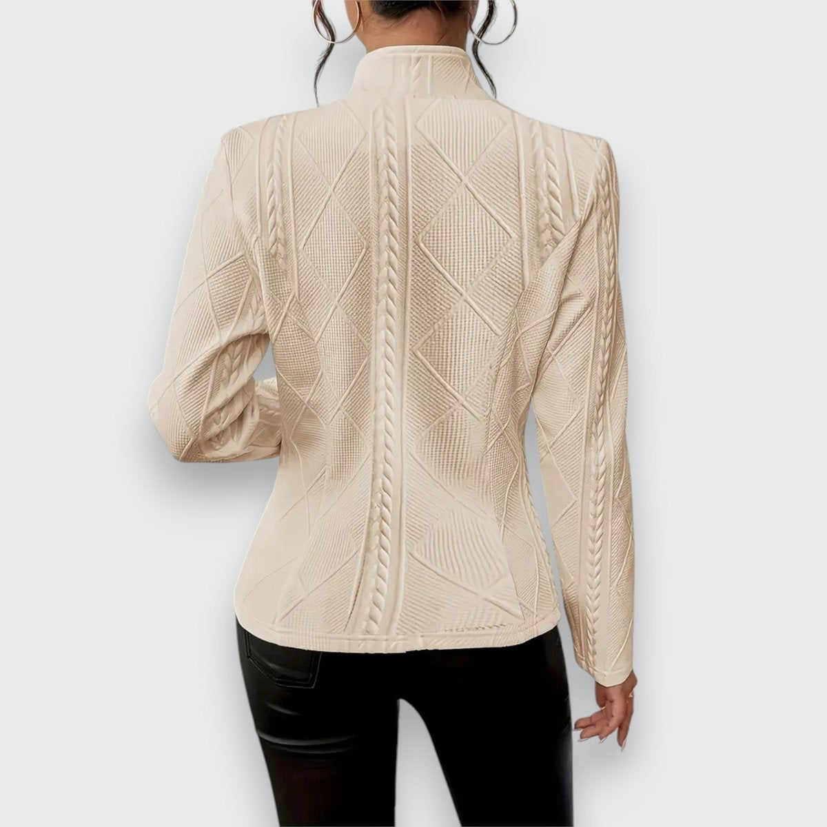 Loretta | Cardigan texturé boutonné
