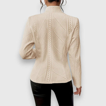Loretta | Cardigan texturé boutonné