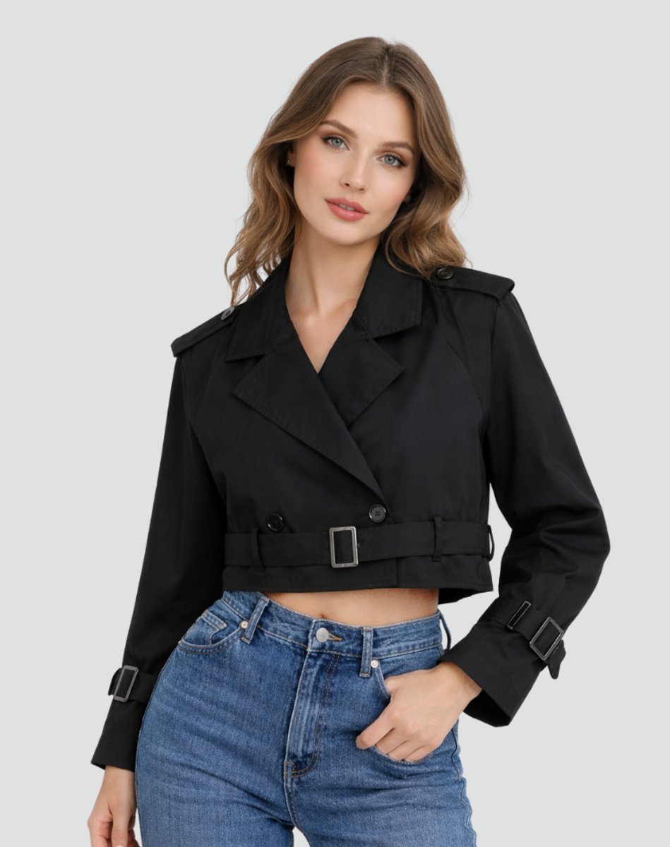 Juliana | Trench court à ceinture