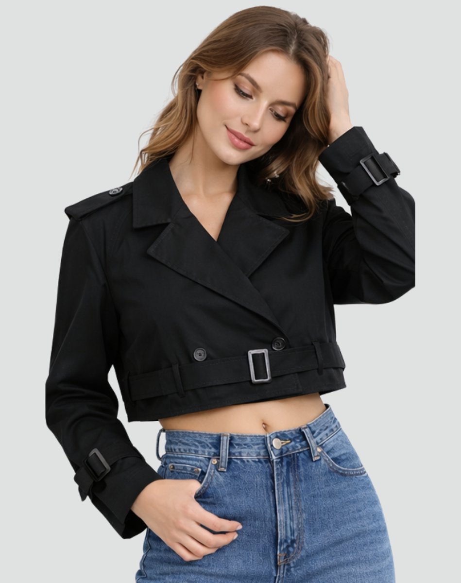 Juliana | Trench court à ceinture