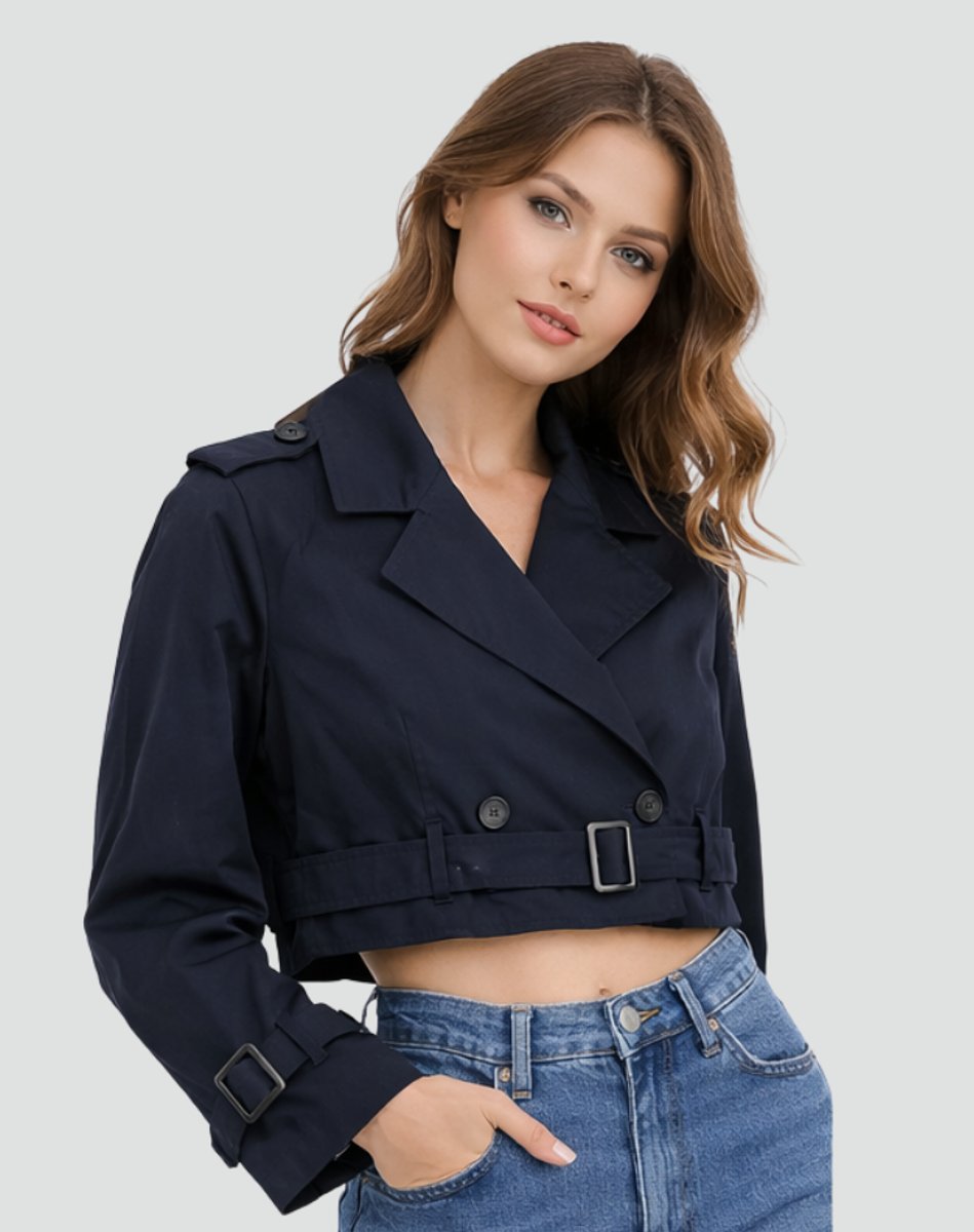 Juliana | Trench court à ceinture