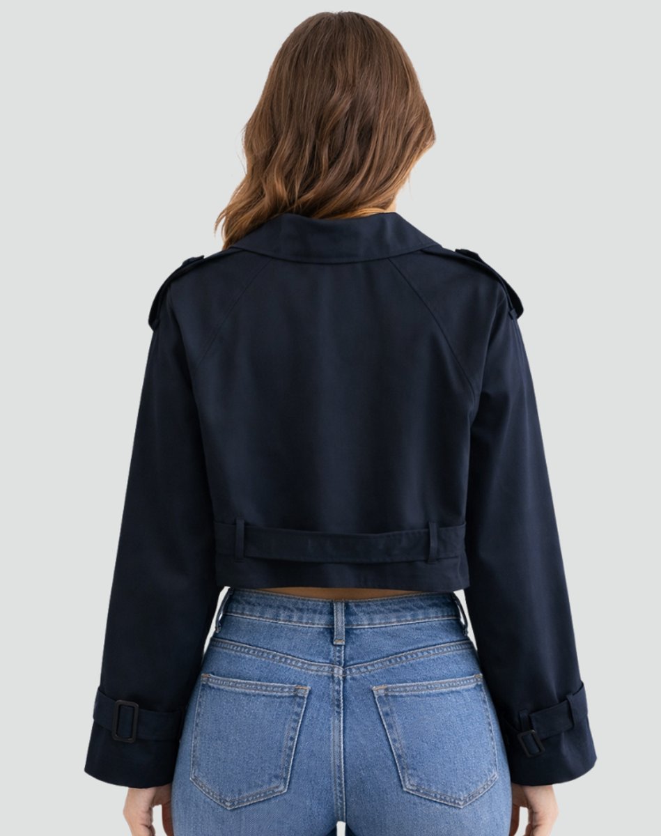Juliana | Trench court à ceinture