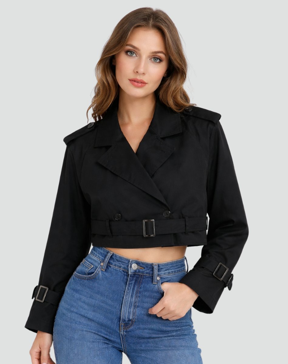 Juliana | Trench court à ceinture