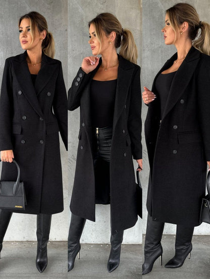 Emeline | Manteau long croisé