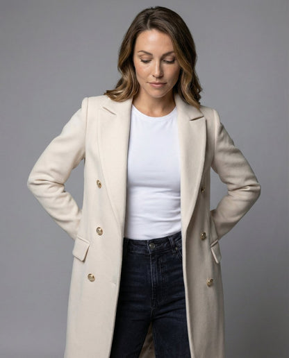 Emeline | Manteau long croisé