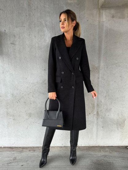 Emeline | Manteau long croisé